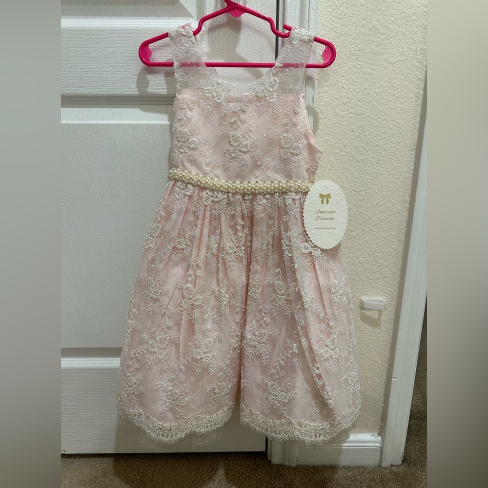 American Princess Pink Lace Kids
Dress